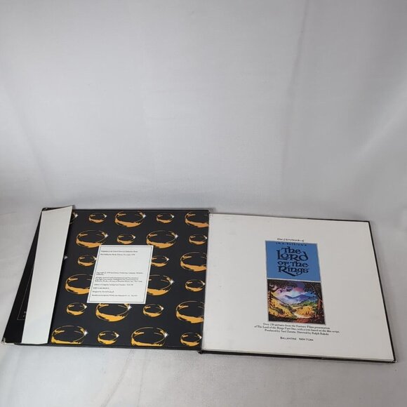 Film Book of Lord of the Rings LOTR JRR Tolkien Hardcover Picture 1978 - Picture 5 of 11